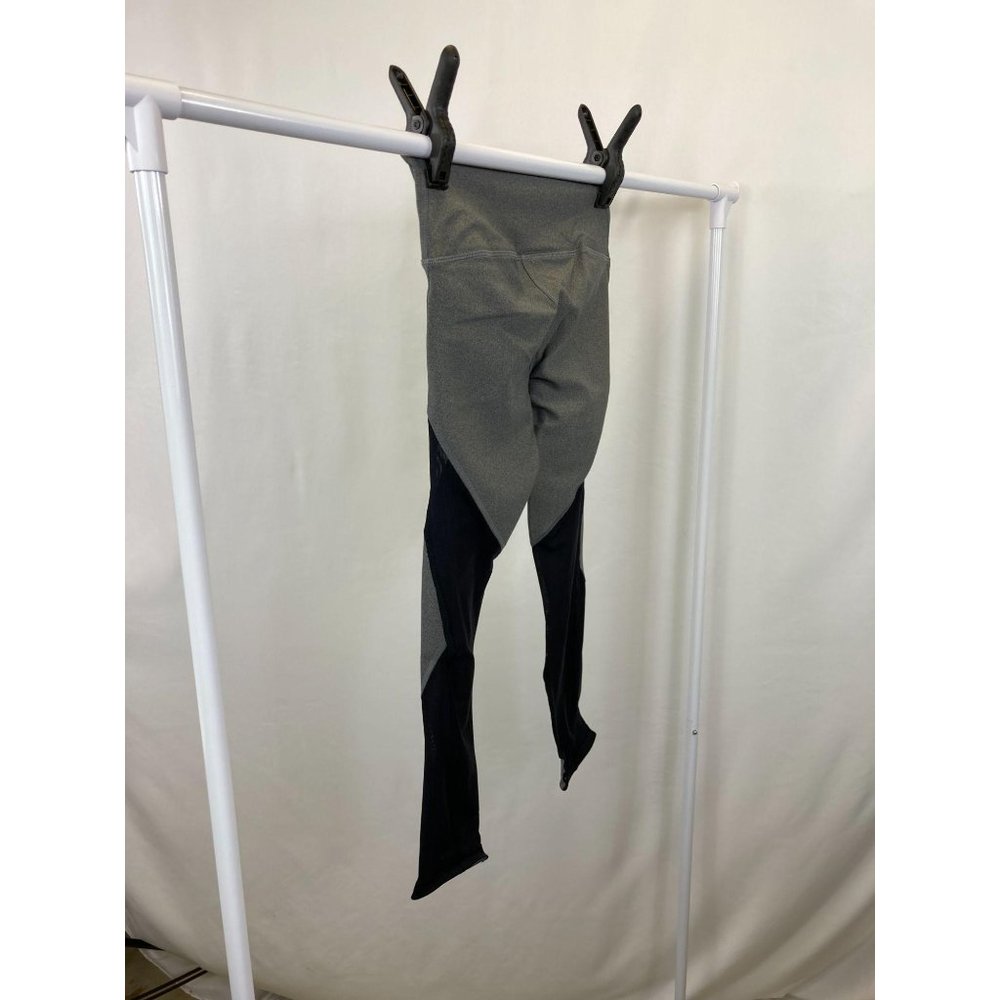 Under Armour Heatgear Women's Fashion Ankle Crop Leggings (Grey/Black, S) NEW - Picture 4 of 6